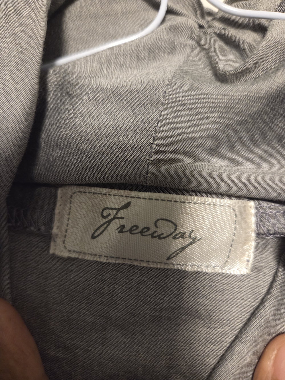 Freeway Grey Layered Ruffle Peplum Tunic - Picture 2 of 3